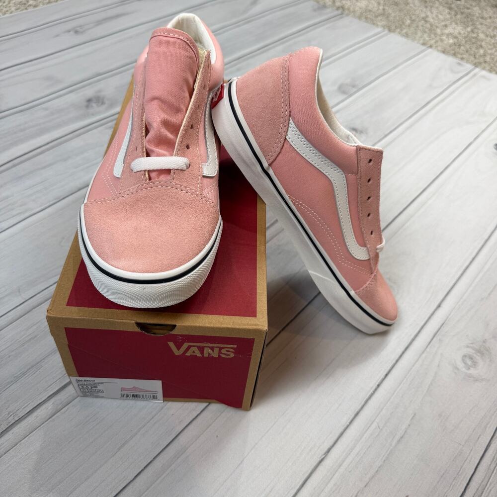 Vans Old Skool Pink Sneakers Women’s 8 Juniors 6.5 Y2K Skater